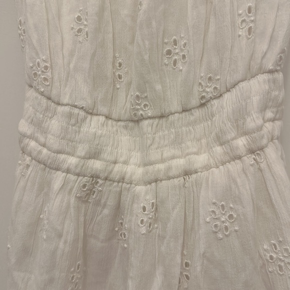 White Off the Shoulder Romper - Picture 3 of 4